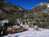 Resort Centre and Main Base of Taos Ski Valley, Taos, New Mexico, USA