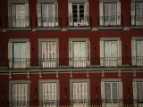 Balconies Overlooking Plaza Mayor, Madrid, Spain