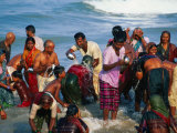 Buy Bathing Tank Near Temple, Gokarna, India at AllPosters.com