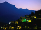 Appenines Hill Village at Dusk, Montefortino, Marche, Italy