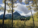 Park Ranger Patrolling on Horseback