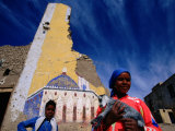Woman Holding a Kid Goat at a Luxor Village, Luxor, Egypt