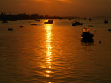 Buy Boats at Sunset, Jonesport, ME at AllPosters.com