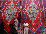 Men Outside Tents in Souq Area of Islamic, Cairo, Egypt
