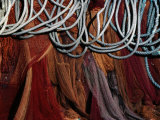 Fishing Net and Ropes at Peniche, Estremadura, Portugal