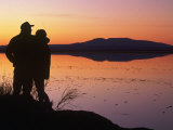 Buy Silhouette of Couple, Turnagain Arm Anchorage, AK at AllPosters.com