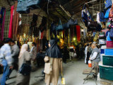 Shoppers in Central Bazaar Area Shiraz, Fars, Iran
