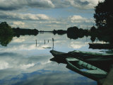 Buy Serenity Creates a Perfect Mirror of the Seine River Near Giverny at AllPosters.com