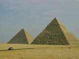 A View of the Great Pyramids of Giza