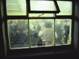 Buy View of the Community Hall Through a Dirty Window at AllPosters.com