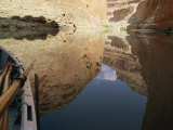 Buy A View of a Boat Set against Tall Cliffs at AllPosters.com