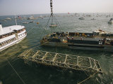 Buy The Hunley Submarine is Raised after Sinking During the Civil War at AllPosters.com