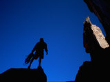 Buy Silhouette of Rock Climber, UT at AllPosters.com