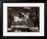 Half Dome, Merced River, Winter