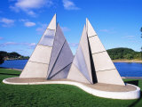 Buy Sculpture of Sails at Grand Haven Harbor, MI at AllPosters.com