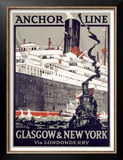 Buy Anchor Line, Glasgow to New York at AllPosters.com
