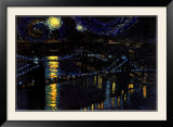 Starry Night over the Brooklyn Bridge