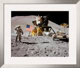 Buy NASA - Astronaut,Rover,Flag On Moon  - &copy;Spaceshots at AllPosters.com