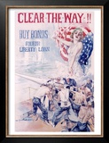 Buy WWI, 4th Liberty Bond, Clear the Way at AllPosters.com