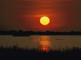 Wildfoul at Sunset on the Outer Banks