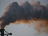 Buy A Smokestack Spews a Heavy Smoke Cloud at AllPosters.com