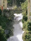 Buy Footbridge over a Waterfall in Badgastein at AllPosters.com
