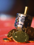 Buy Hanukah Dreidel with Gelt at AllPosters.com