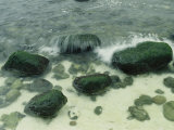 Surf Splashing on Beach Stones, Jasmund National Park, Germany