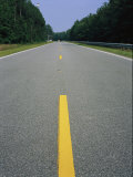 Buy View Looking Down a Deserted Highway at AllPosters.com