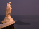 Buy "The Philosopher" Statue Overlooks Volcano Islands, Lake Taal, Batangas, Philippines at AllPosters.com