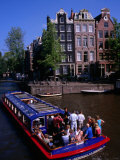 Canal Sightseeing Boat, Amsterdam, Netherlands