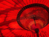 Buy Detail of Red Bangasa Umbrella, Japan at AllPosters.com