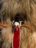 Detail of a Kurent Mask at the Annual Kurentovanje Festival, Ptuj, Stajerska, Slovenia
