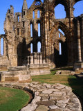 Buy Stone Path Leading to Ruins of Whitby Abbey Whitby, England at AllPosters.com