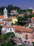 Buildings and Rooftops of City, Sintra, Portugal
