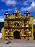 Buy The 16th Century Decorated Church of San Andres Xecul, Totonicapan, Guatemala at AllPosters.com