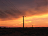 Buy Outback Power Lines at Sunset, New South Wales, Australia at AllPosters.com