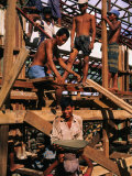 Buy Construction Workers, Yangon, Myanmar (Burma) at AllPosters.com