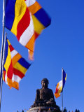 World's Tallest Outdoor Brone Buddha on Ngong Ping Plateau, Po Lin Monastery, Hong Kong, China