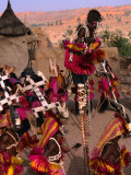 Traditional Dogon Ceremony Associated with the Finish of the Harvest, Tirelli, Mali