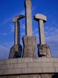 Monument to Party Foundation (Sickle, Hammer and Brush), P'Yongyang, North Korea
