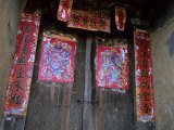 Chinese Door Gods, Yangdi Valley, Yangshuo, Guangxi, China