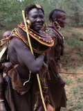 Buy Turkana Women in Traditional Dress and Jewellery, Maralal, Rift Valley, Kenya at AllPosters.com