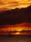 Sunset at White Beach, Boracay Island, Aklan, Philippines