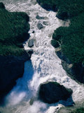 Buy Aerial View of Virginia Falls, Nahini River, Nahanni National Park Reserve, Canada at AllPosters.com