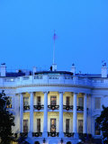 Exterior of White House at Dusk, Washington Dc, USA