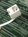 Telephone Jack on Computer Processor
