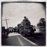 Train Pulling Into Station