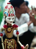 Buy Traditional Puppet with Vendor in Background, Jakarta, Indonesia at AllPosters.com