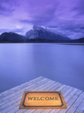 Welcome Mat on Dock, Alberta